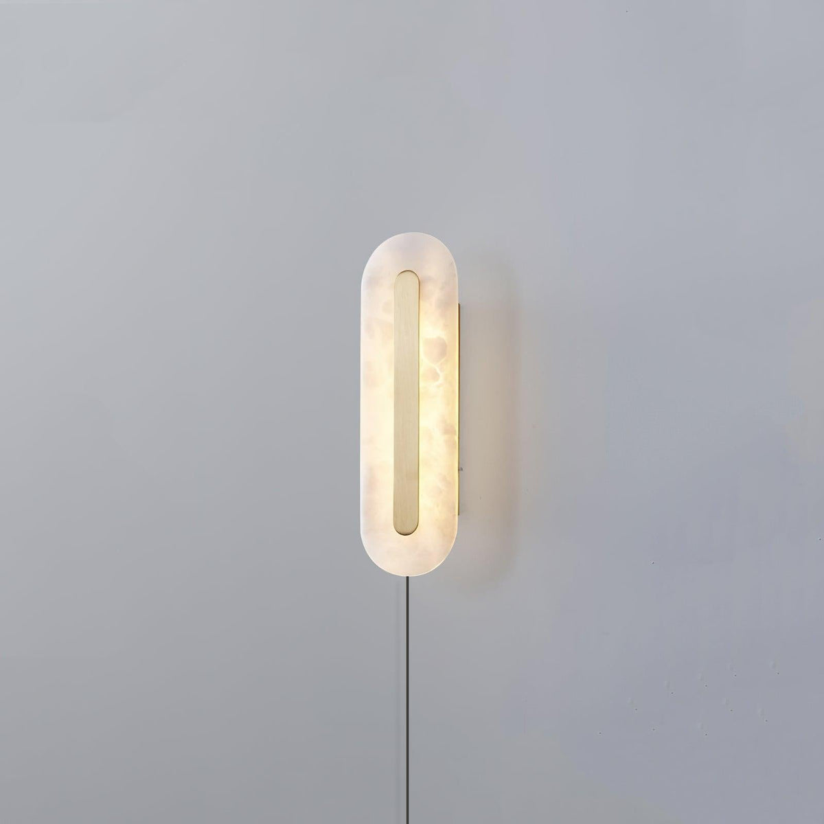 Alabaster Rounded Plug-in Kinkiet