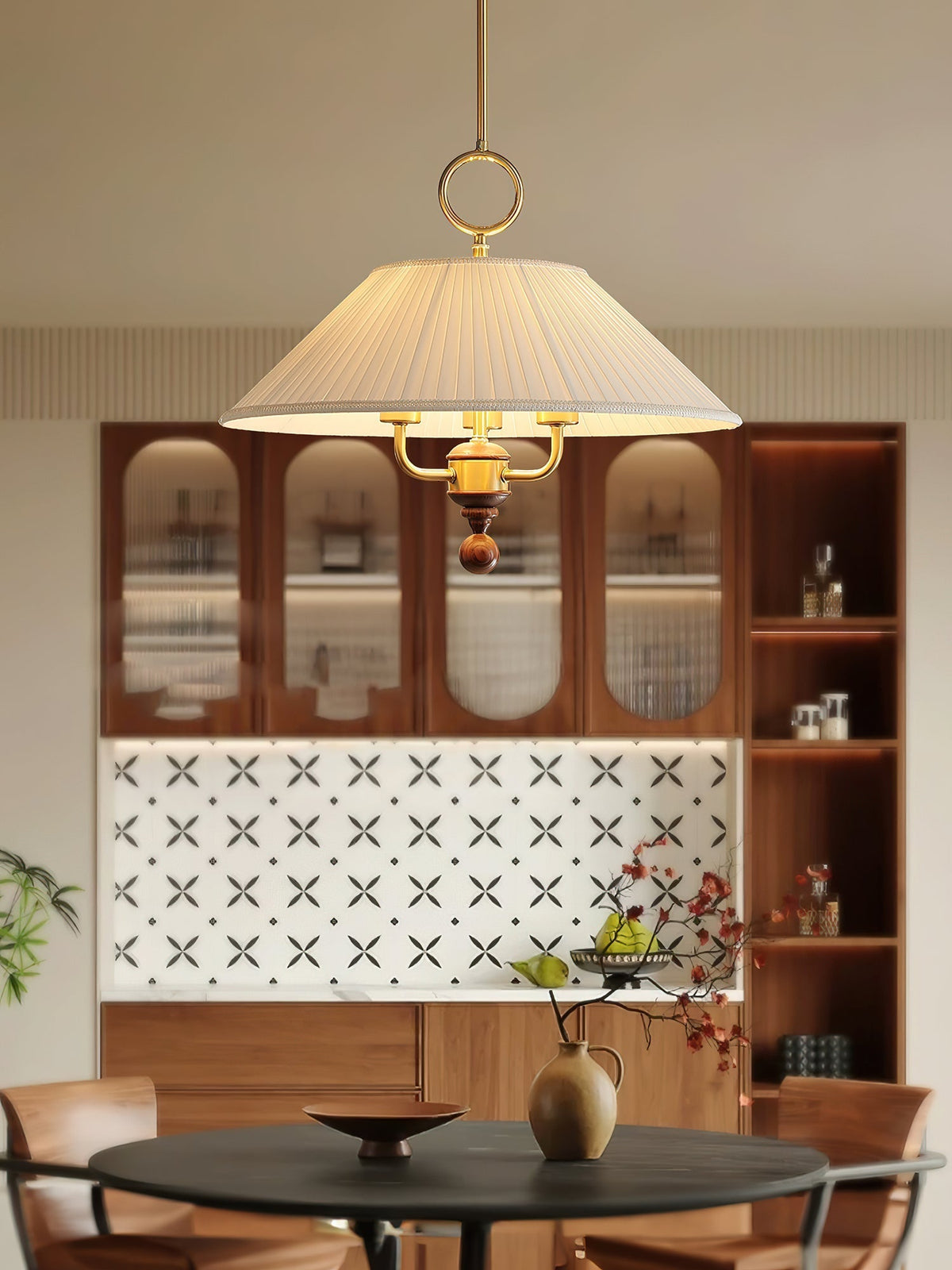 Lampa wisząca Marcellia ze złożonymi panelami