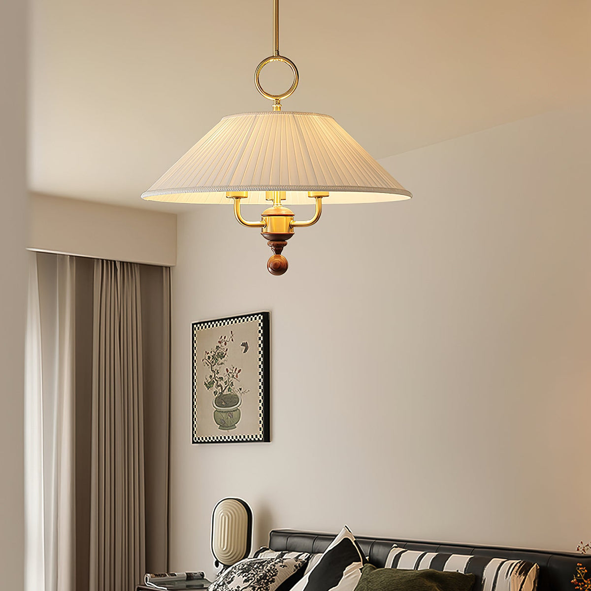 Lampa wisząca Marcellia ze złożonymi panelami