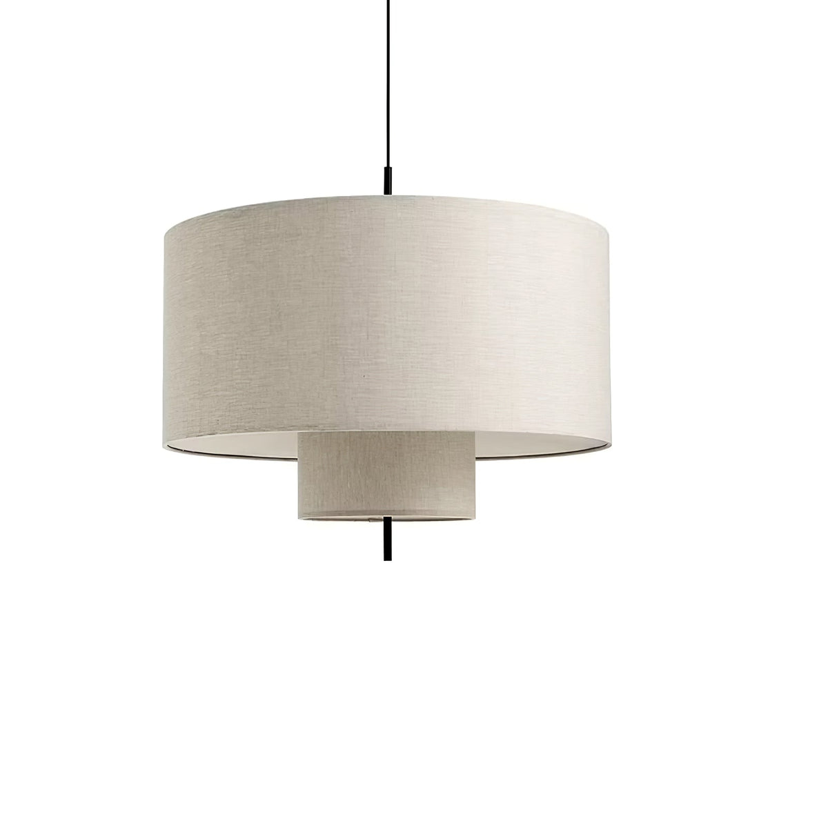 Ulphaa nowoczesna minimalistyczna lampa wisząca z płótna