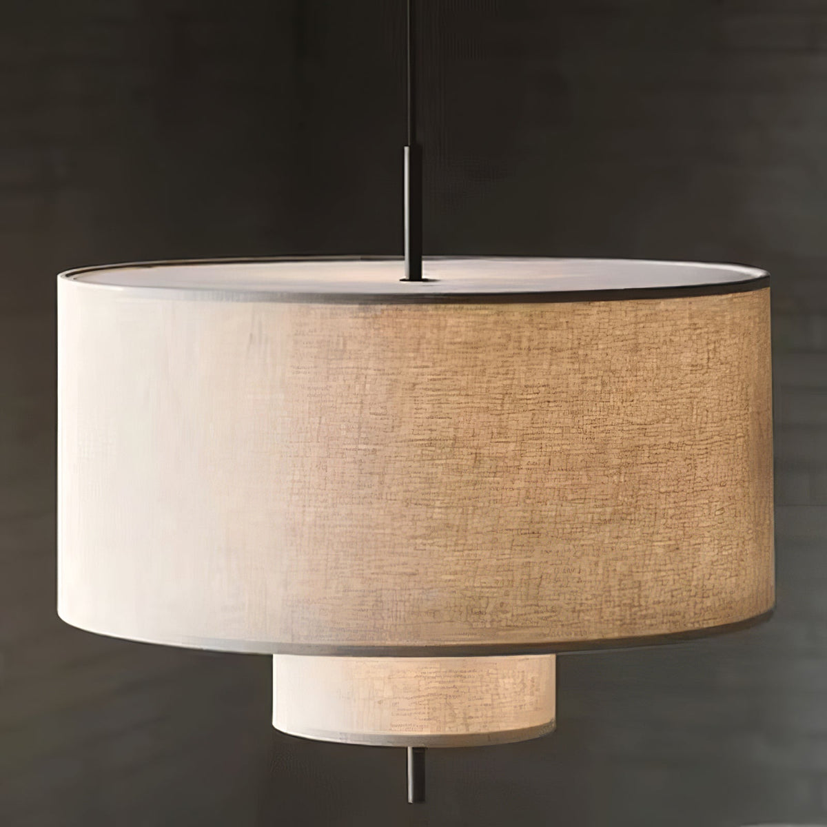 Ulphaa nowoczesna minimalistyczna lampa wisząca z płótna
