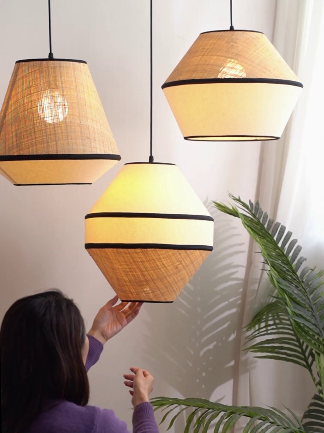 Lampa wisząca Linen