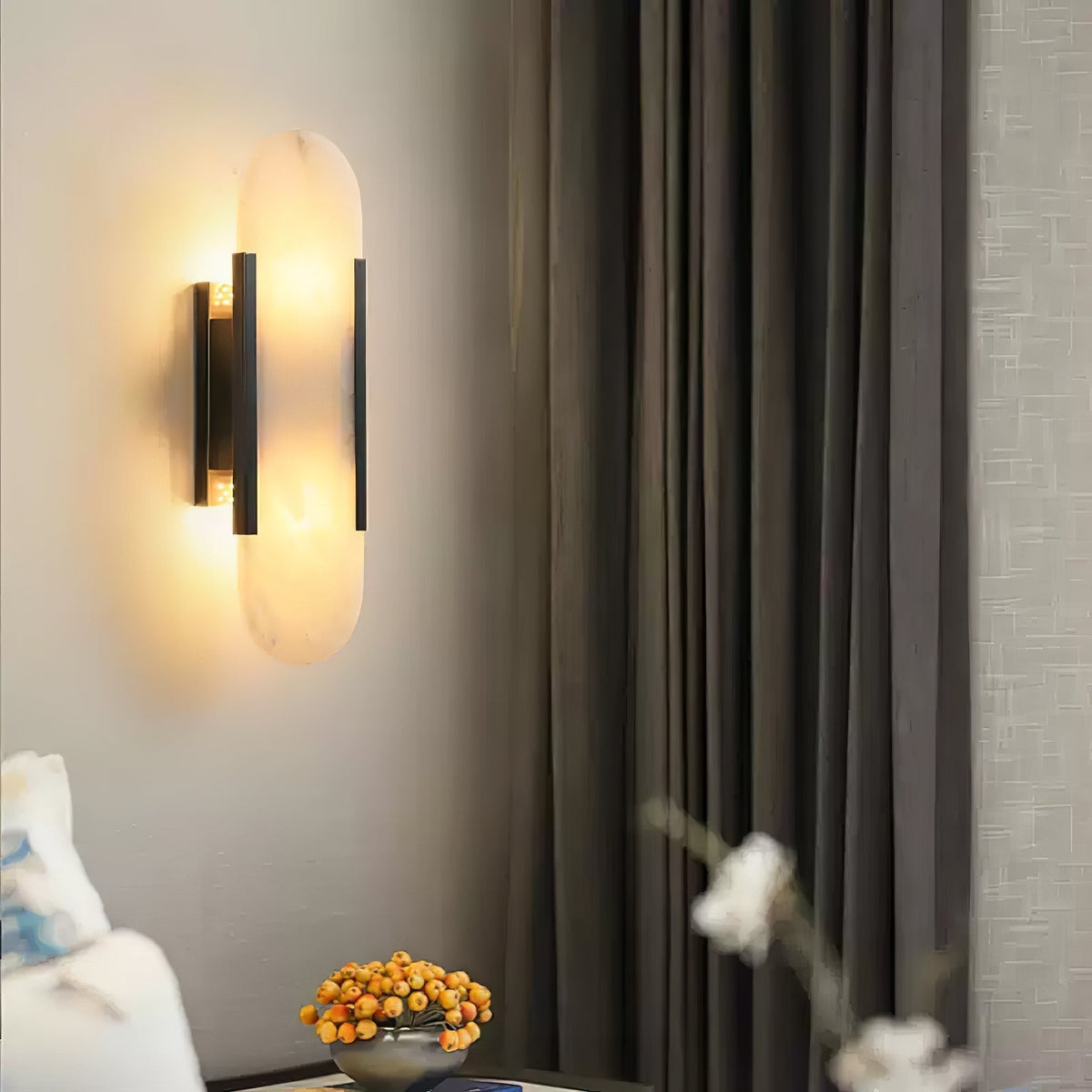 Bano lampa ścienna z alabastu