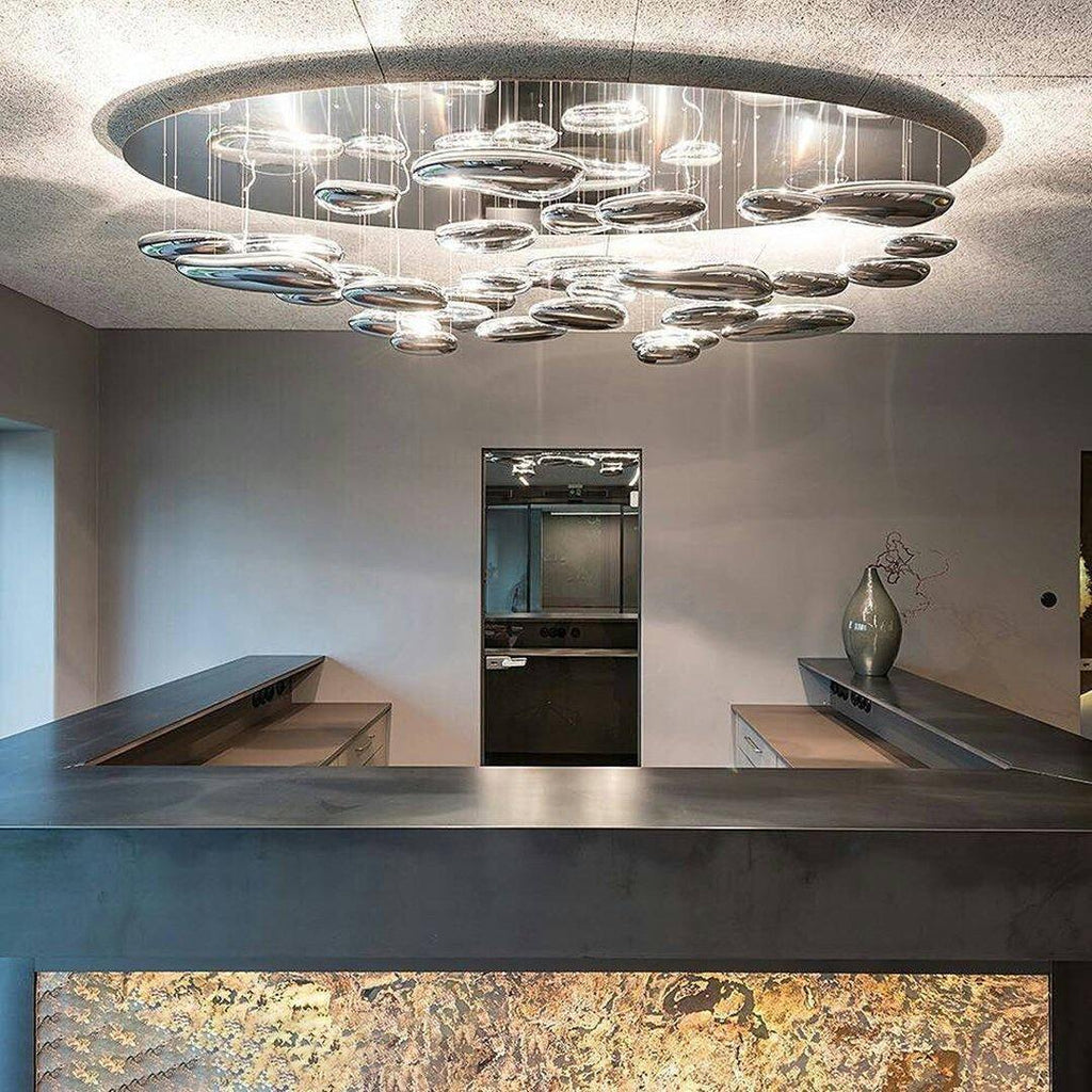 Lampa sufitowa Feririan Aluminiowy Kamyk