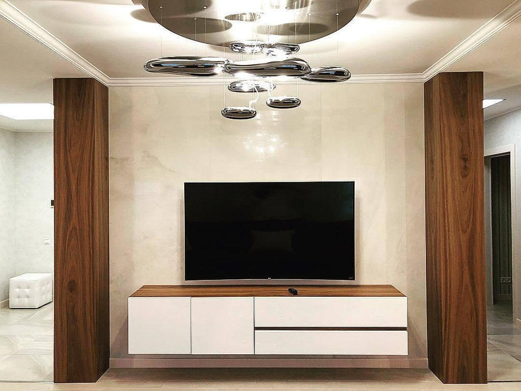 Lampa sufitowa Feririan Aluminiowy Kamyk