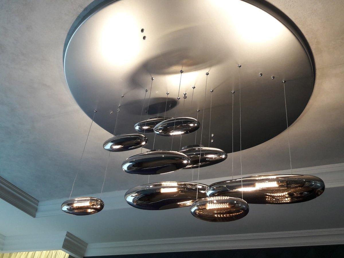 Lampa sufitowa Feririan Aluminiowy Kamyk