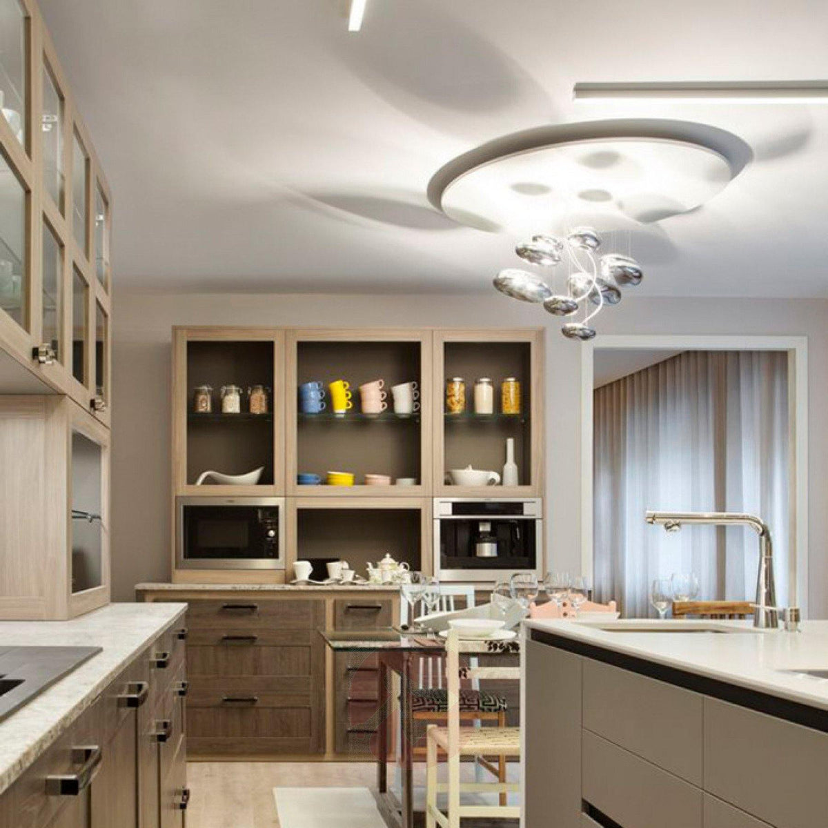 Lampa sufitowa Feririan Aluminiowy Kamyk