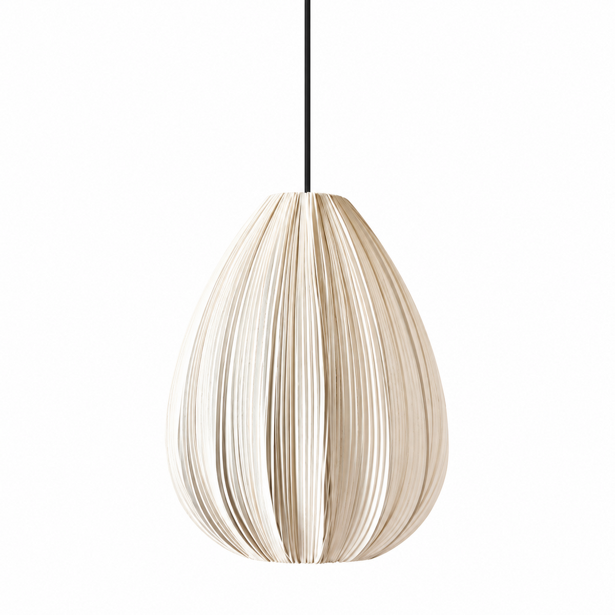 Casterwyn Lampa Wisząca Z Plisowanej Tkaniny