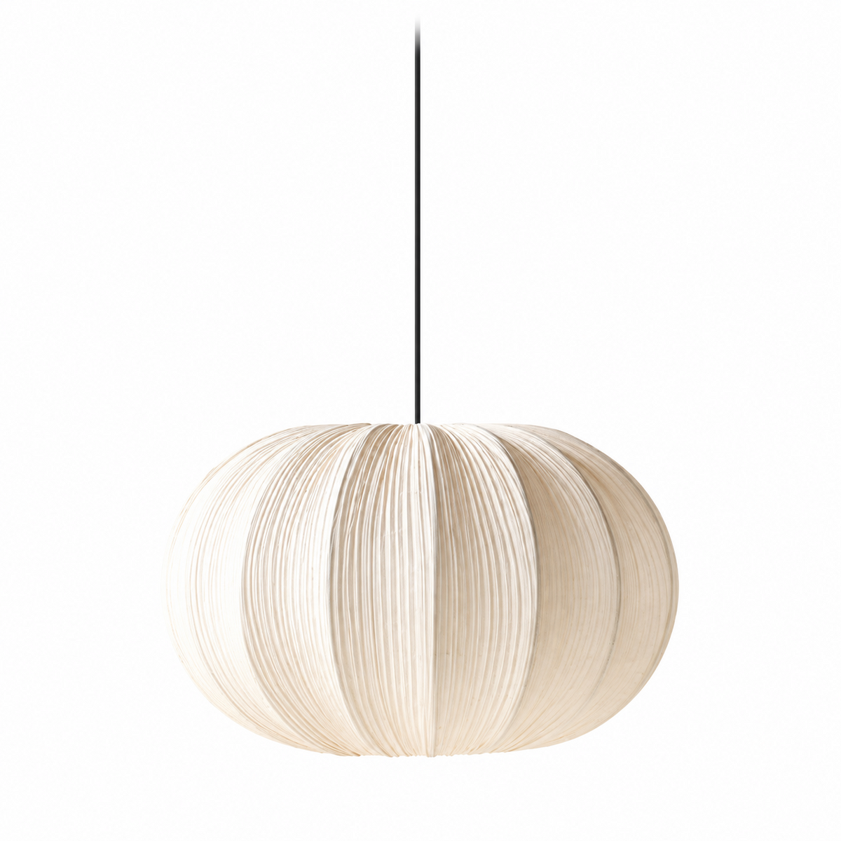 Casterwyn Lampa Wisząca Z Plisowanej Tkaniny