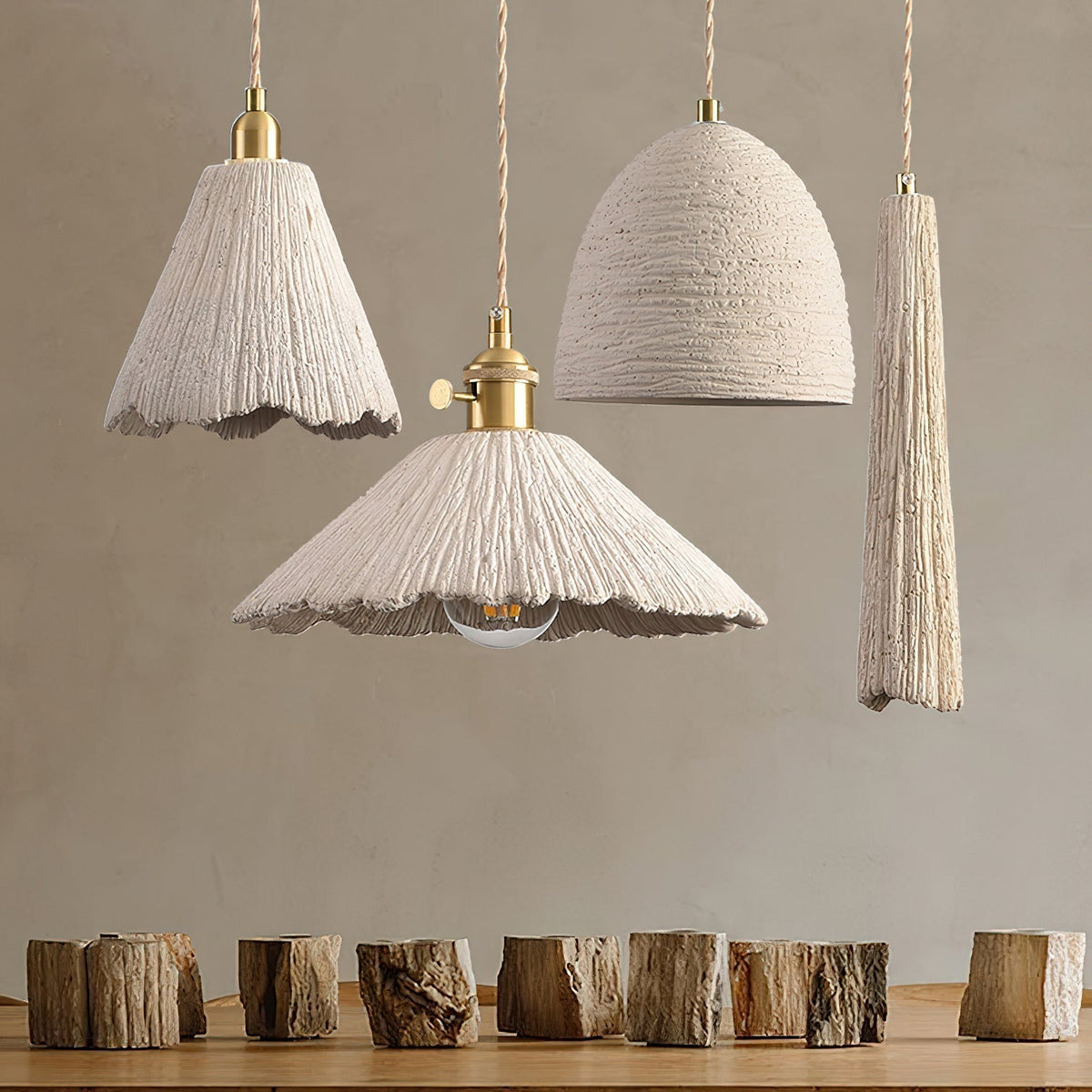 Kirae lampa wisząca z betonu