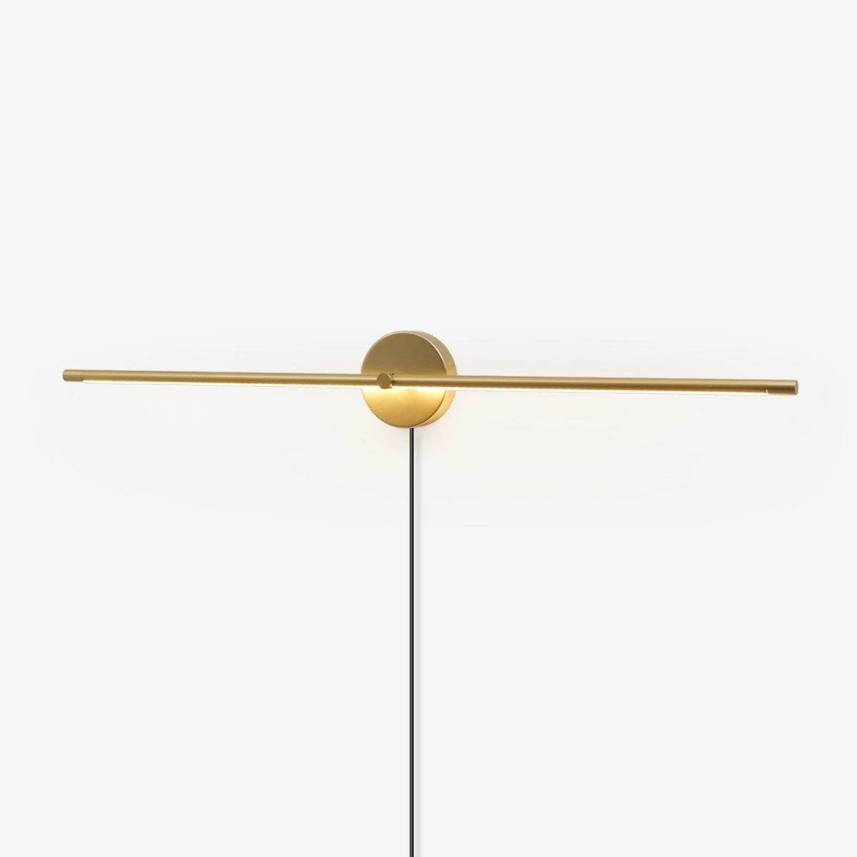 Minimalist nowoczesny liniowy żyrandol LED podłączany do gniazdka kinkiet
