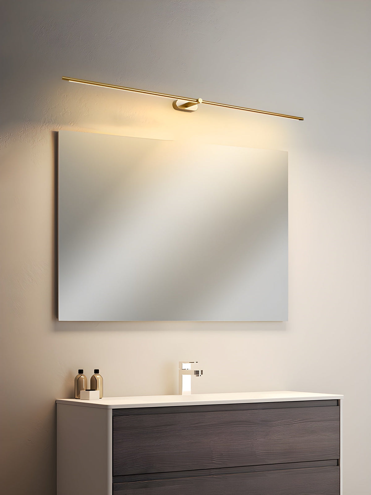 Flano minimalistyczna lampa ścienna liniowa z ładowaniem