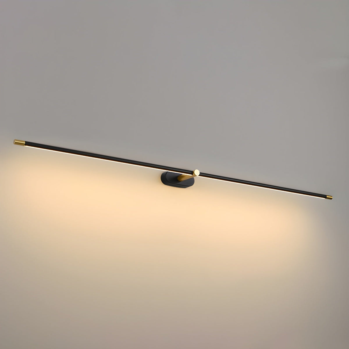 Flano minimalistyczna lampa ścienna liniowa z ładowaniem