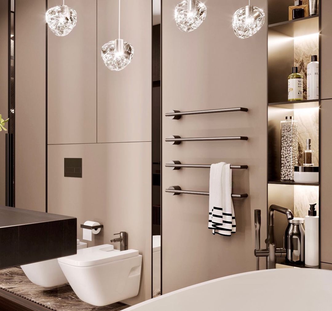 Gevlin żyrandol kryształowy w stylu postmodern luxury wiązany ze szkła