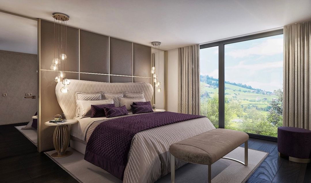 Gevlin żyrandol kryształowy w stylu postmodern luxury wiązany ze szkła