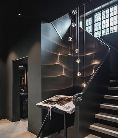Gevlin żyrandol kryształowy w stylu postmodern luxury wiązany ze szkła