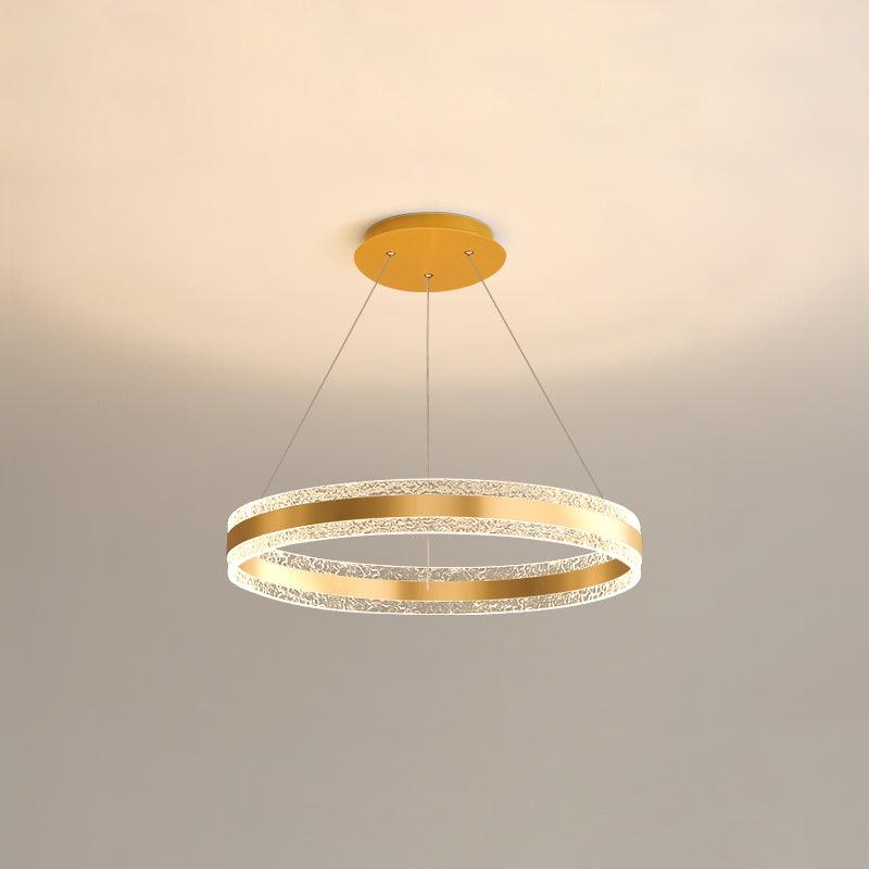 Aroxen lampa wisząca nowoczesna LED okrągłe pierścienie