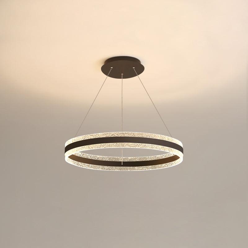 Aroxen lampa wisząca nowoczesna LED okrągłe pierścienie