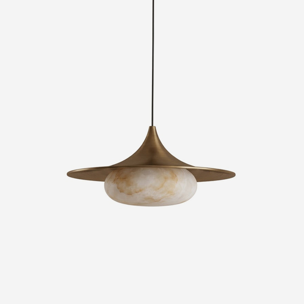 Fallowcrest Lampa Wisząca Z Alabastru
