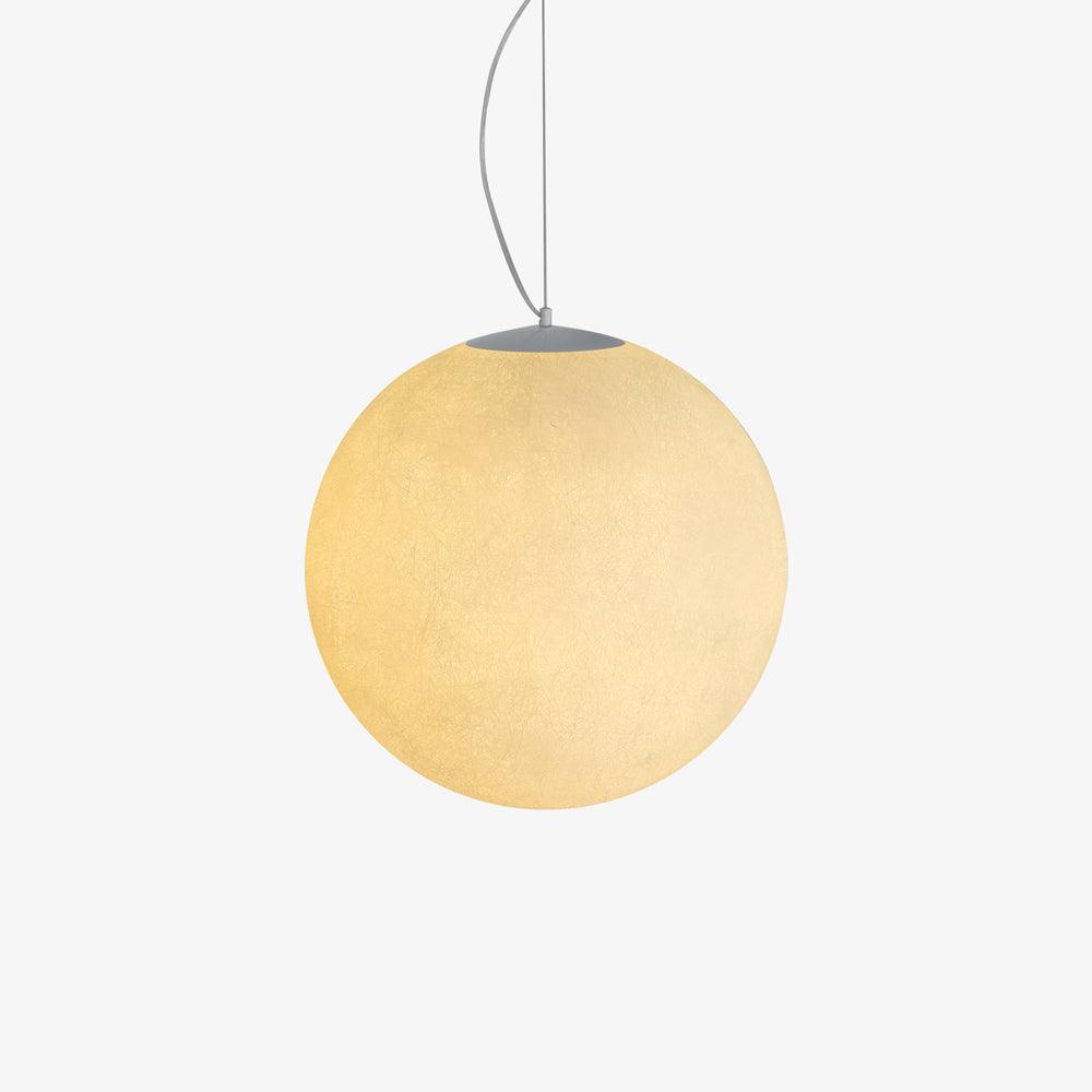 Lampa wisząca Lustra w kształcie księżyca do salonu