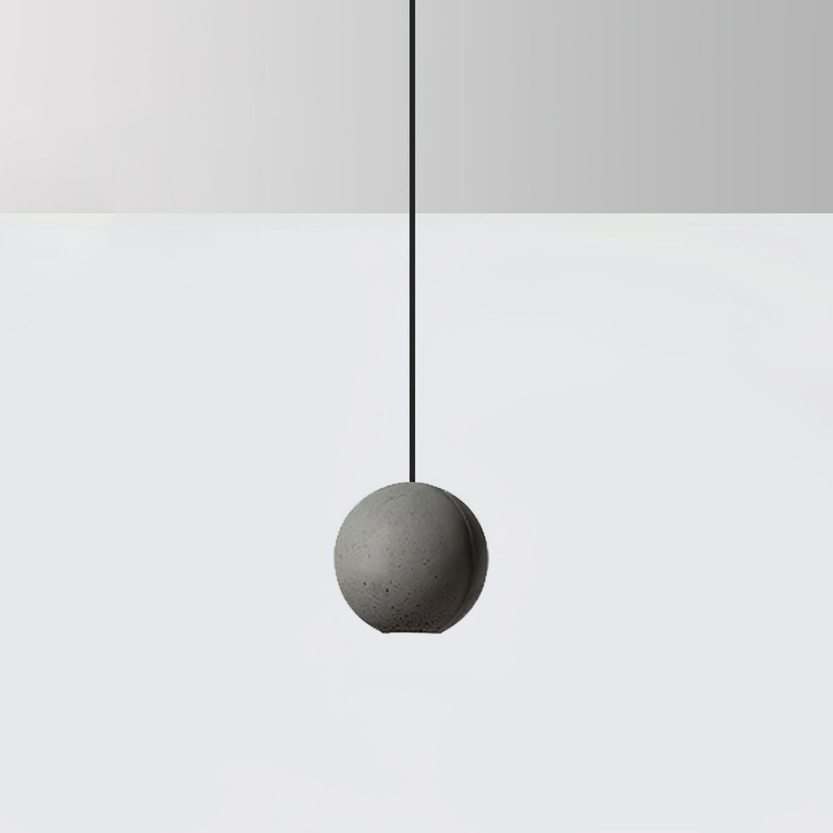 Umi lampa wisząca kula betonowa minimalistyczna industrialna