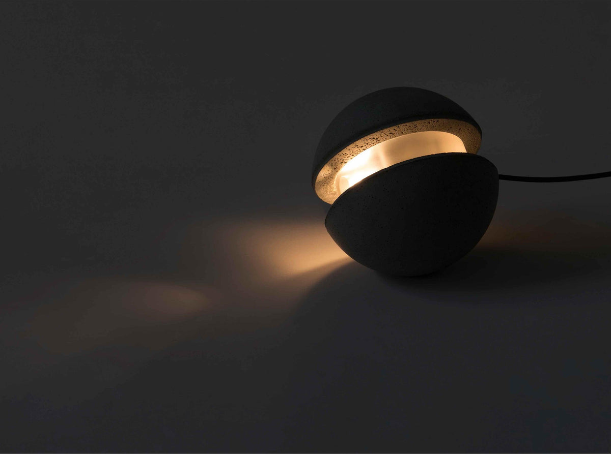 Umi lampa wisząca kula betonowa minimalistyczna industrialna