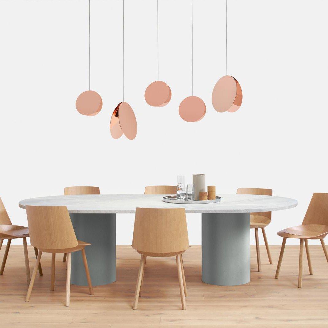 Valentina okrągła lampa wisząca ze szkła, metalowa, 6 koloru, 7.8″/11.8″