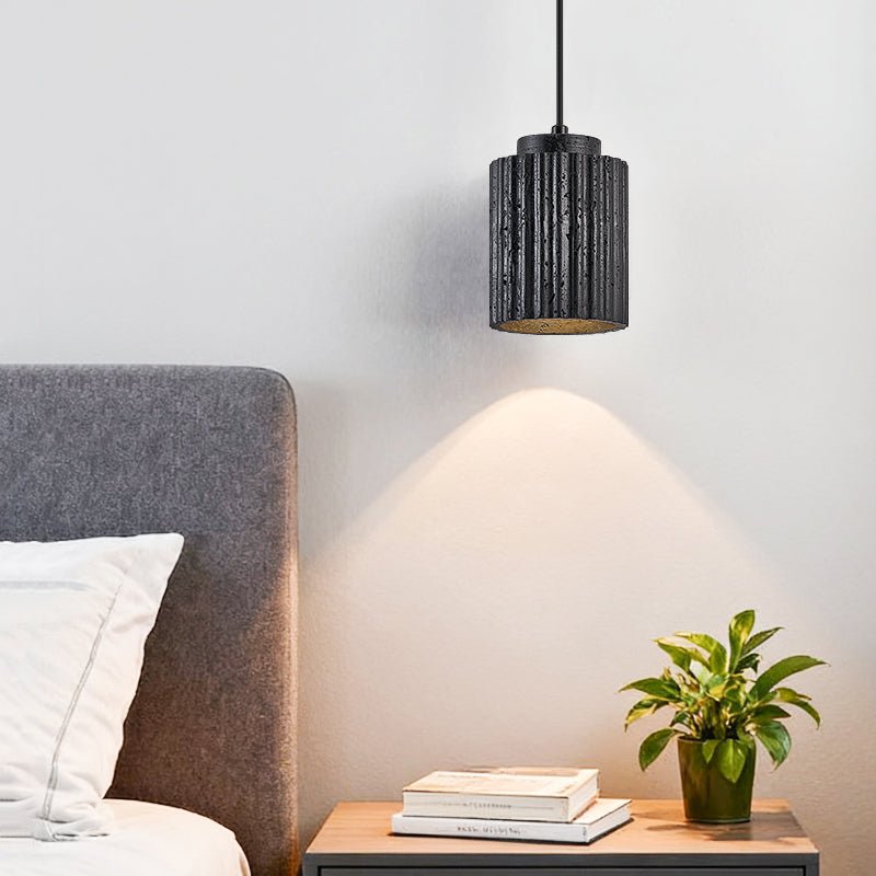 Hirb Ridge czarny Travertyn lampa wisząca