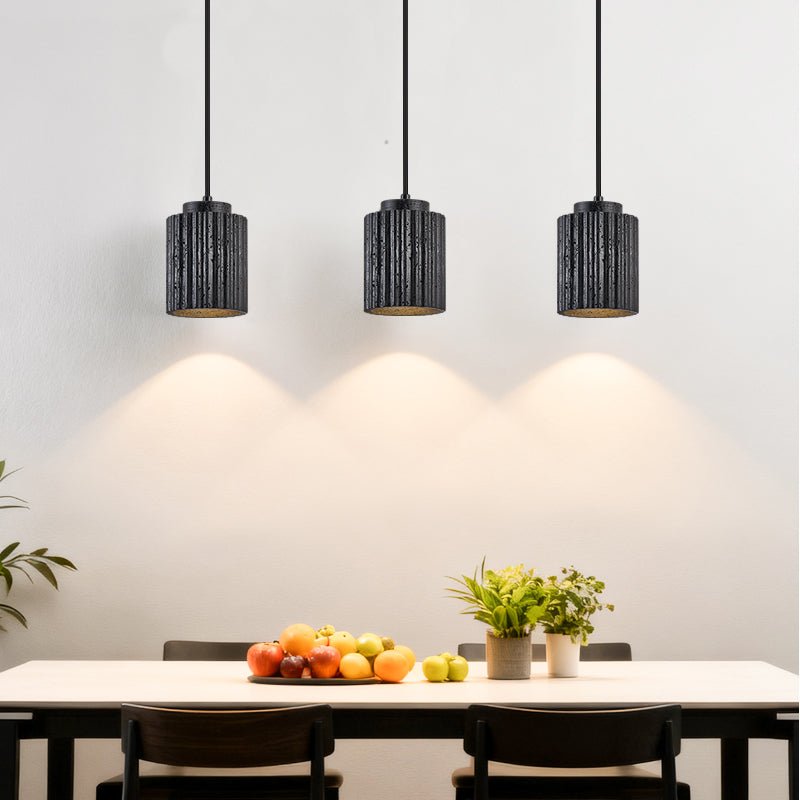Hirb Ridge czarny Travertyn lampa wisząca
