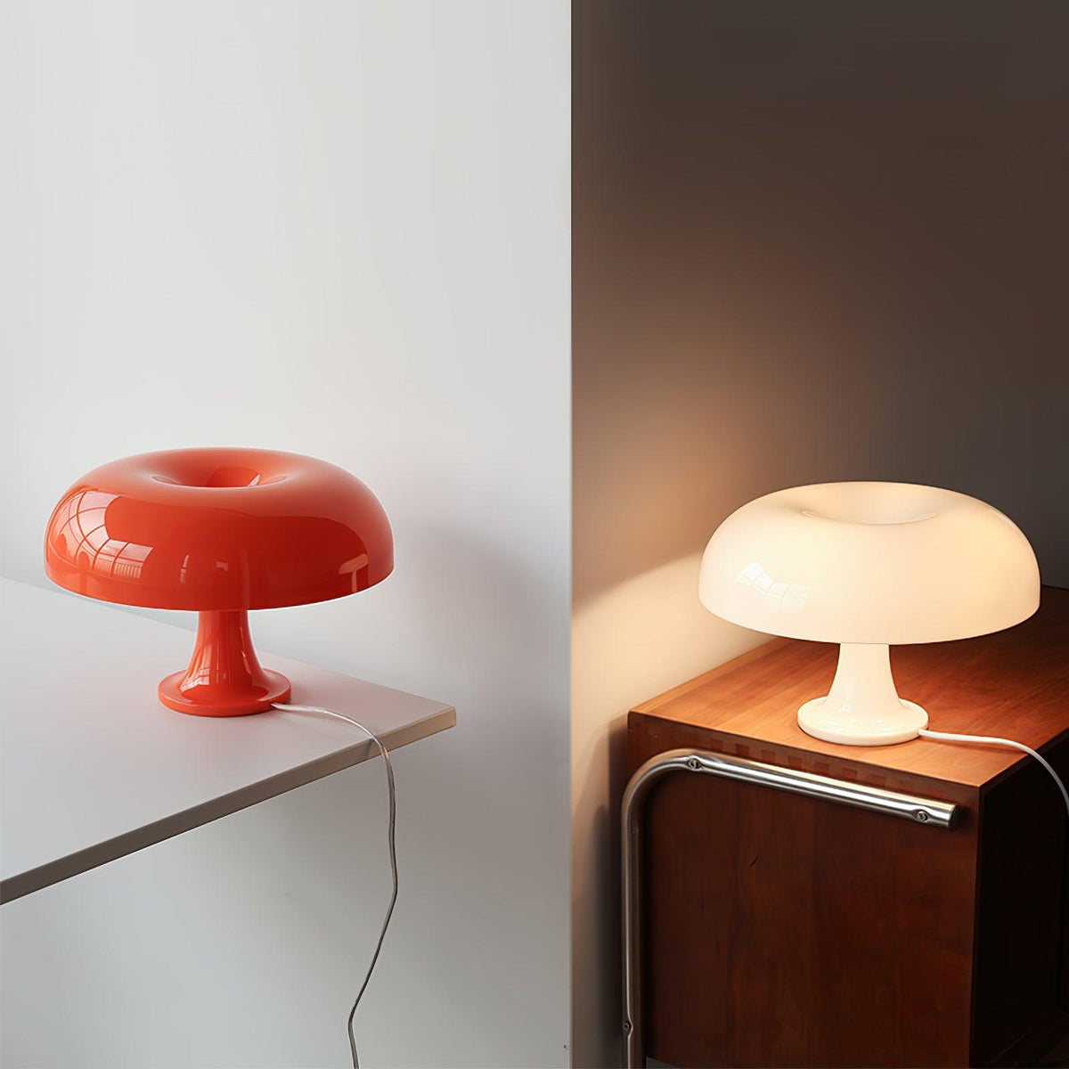 Orelielia zabawna retro lampa stołowa