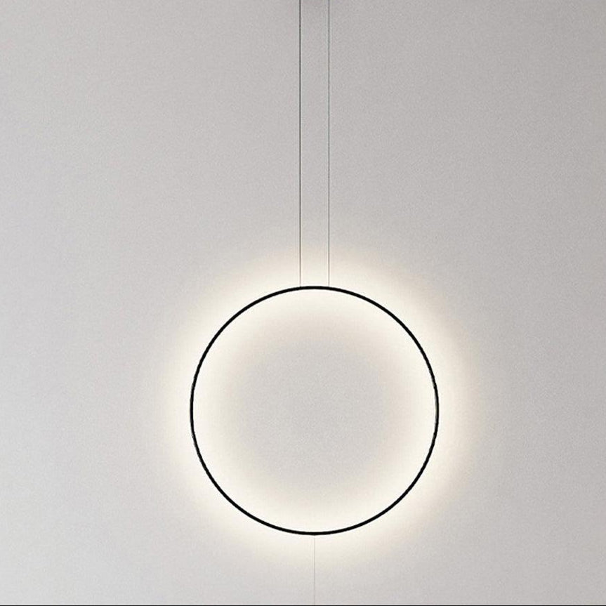Ryker minimalistyczna lampa wisząca w kształcie koła