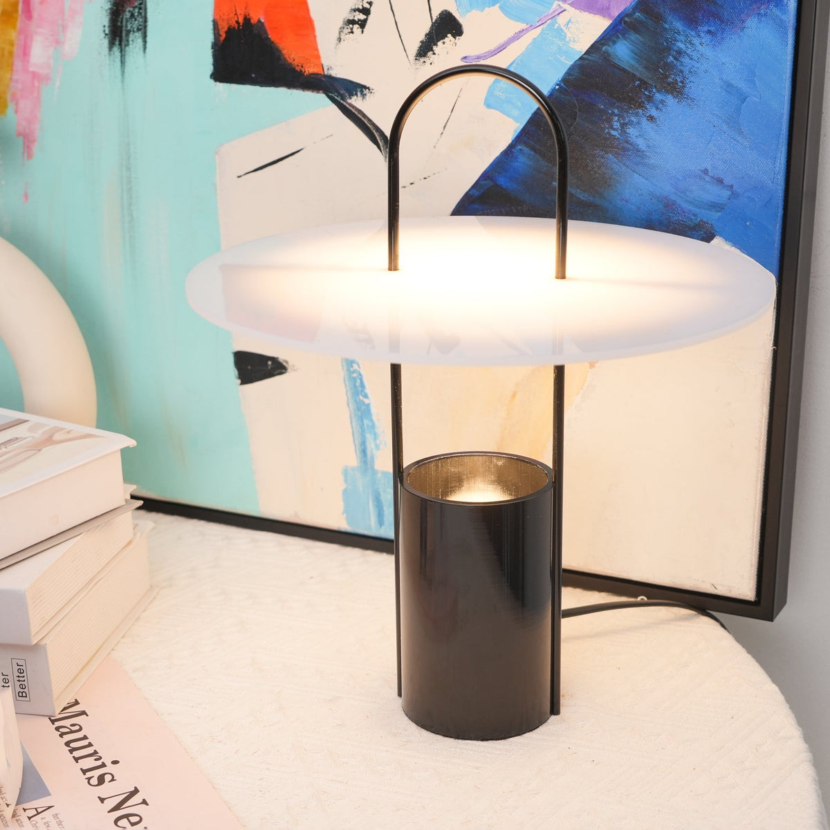 Hattie nowoczesna lampa stołowa