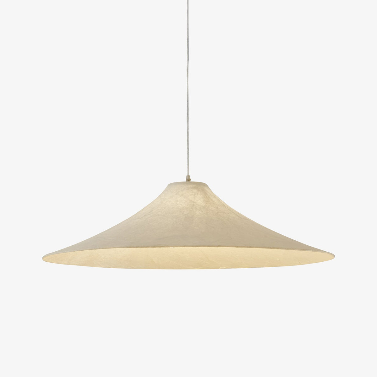 Abbotswell nowoczesna minimalistyczna lampa wisząca ze szkła naturalnego