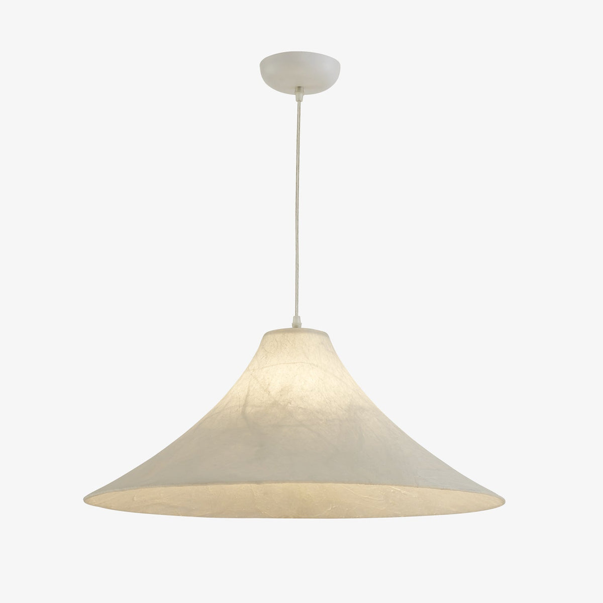 Abbotswell nowoczesna minimalistyczna lampa wisząca ze szkła naturalnego