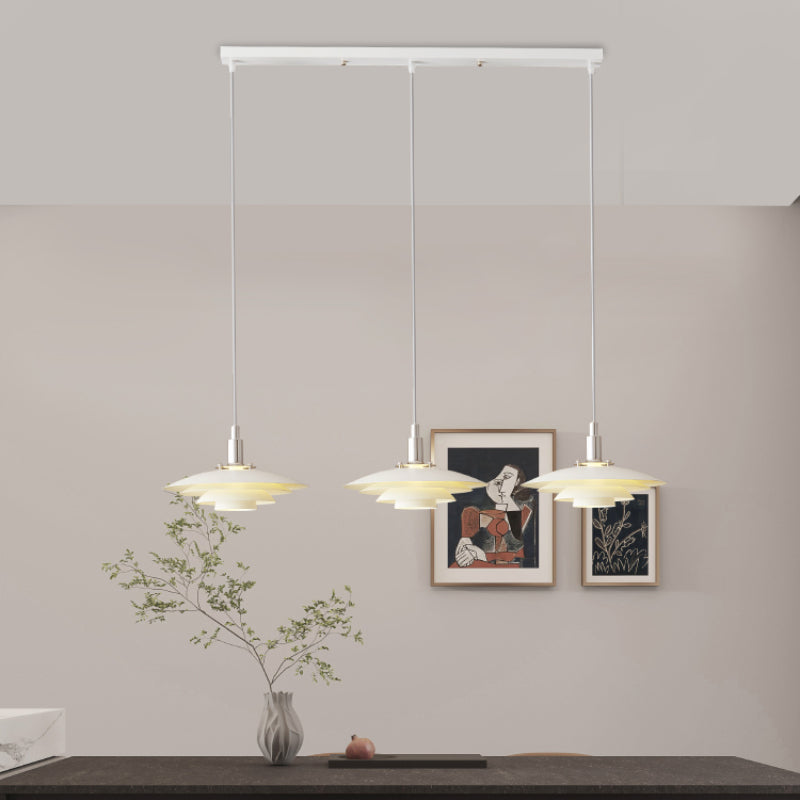 Arisha lampa wisząca w stylu nordyckim z białym szkłem