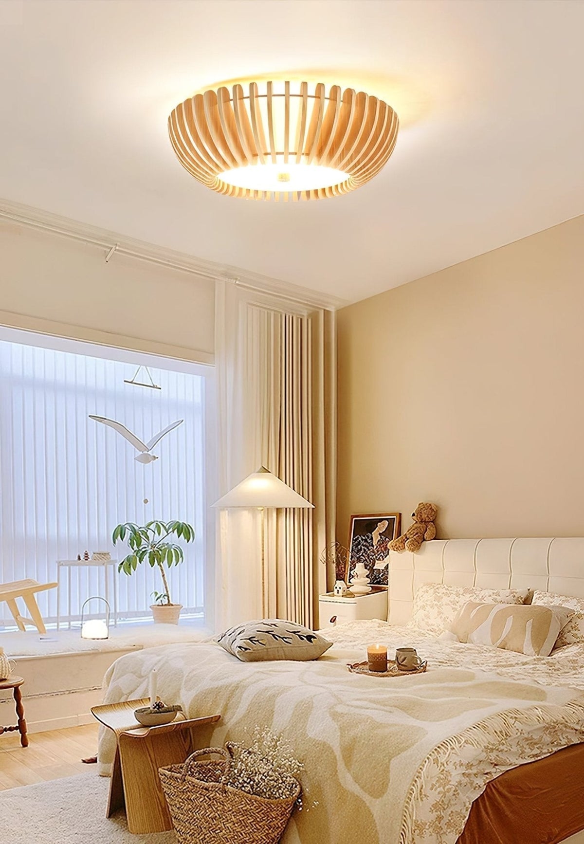 Vezorus Premium Elegance lampa sufitowa z drewna