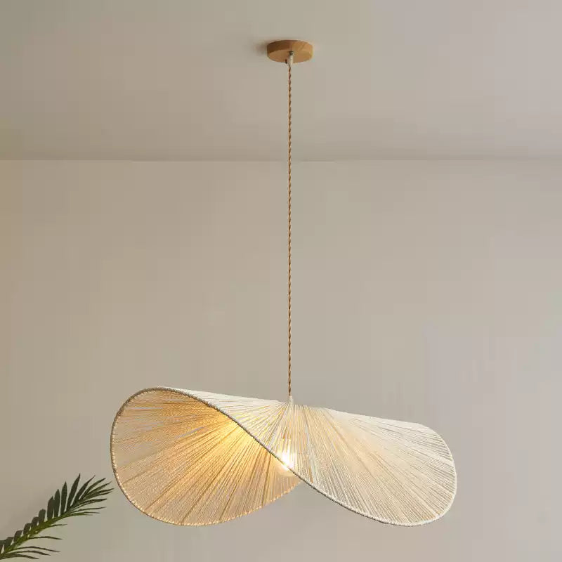 Norvencombe Lampa wisząca z papierowego sznurka