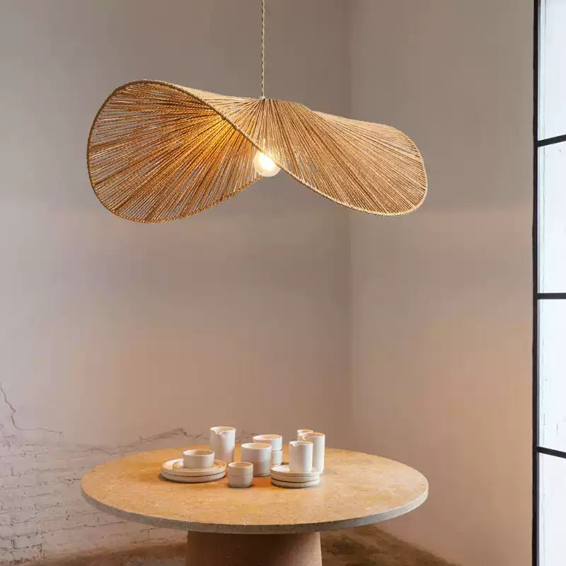 Norvencombe Lampa wisząca z papierowego sznurka