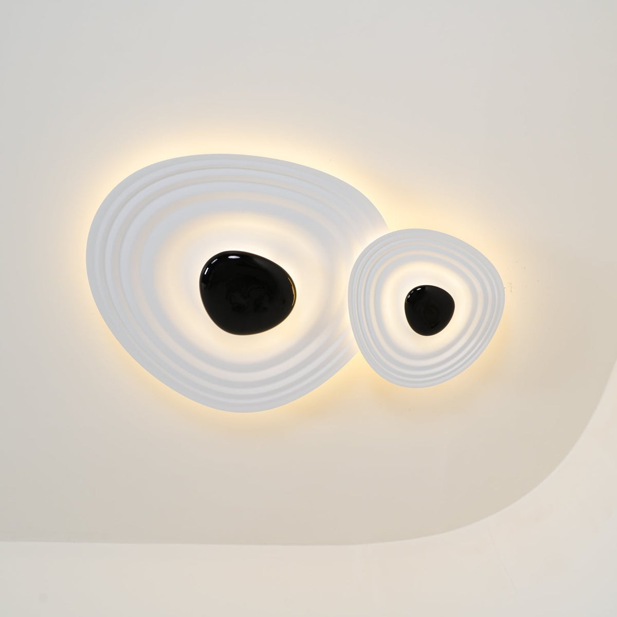 Idra lampa sufitowa Ripple Ring nowoczesna rzeźbiarska