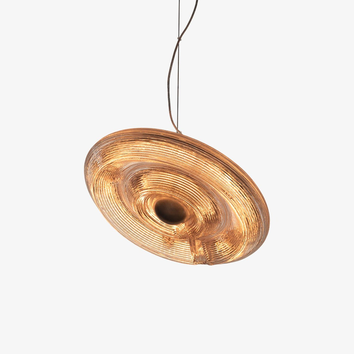 Ocrf lampa wisząca Ripple ze szkła