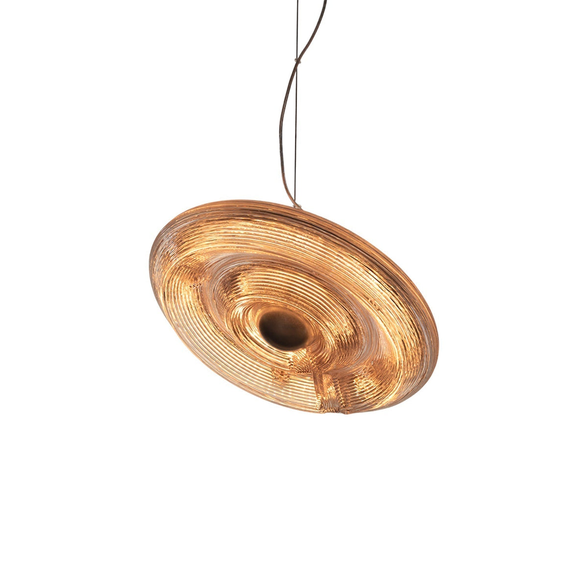 Ocrf lampa wisząca Ripple ze szkła