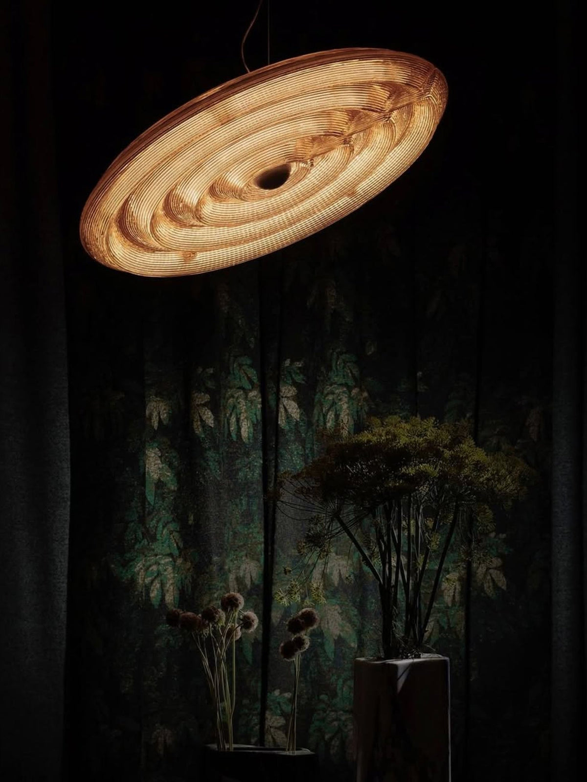 Ocrf lampa wisząca Ripple ze szkła