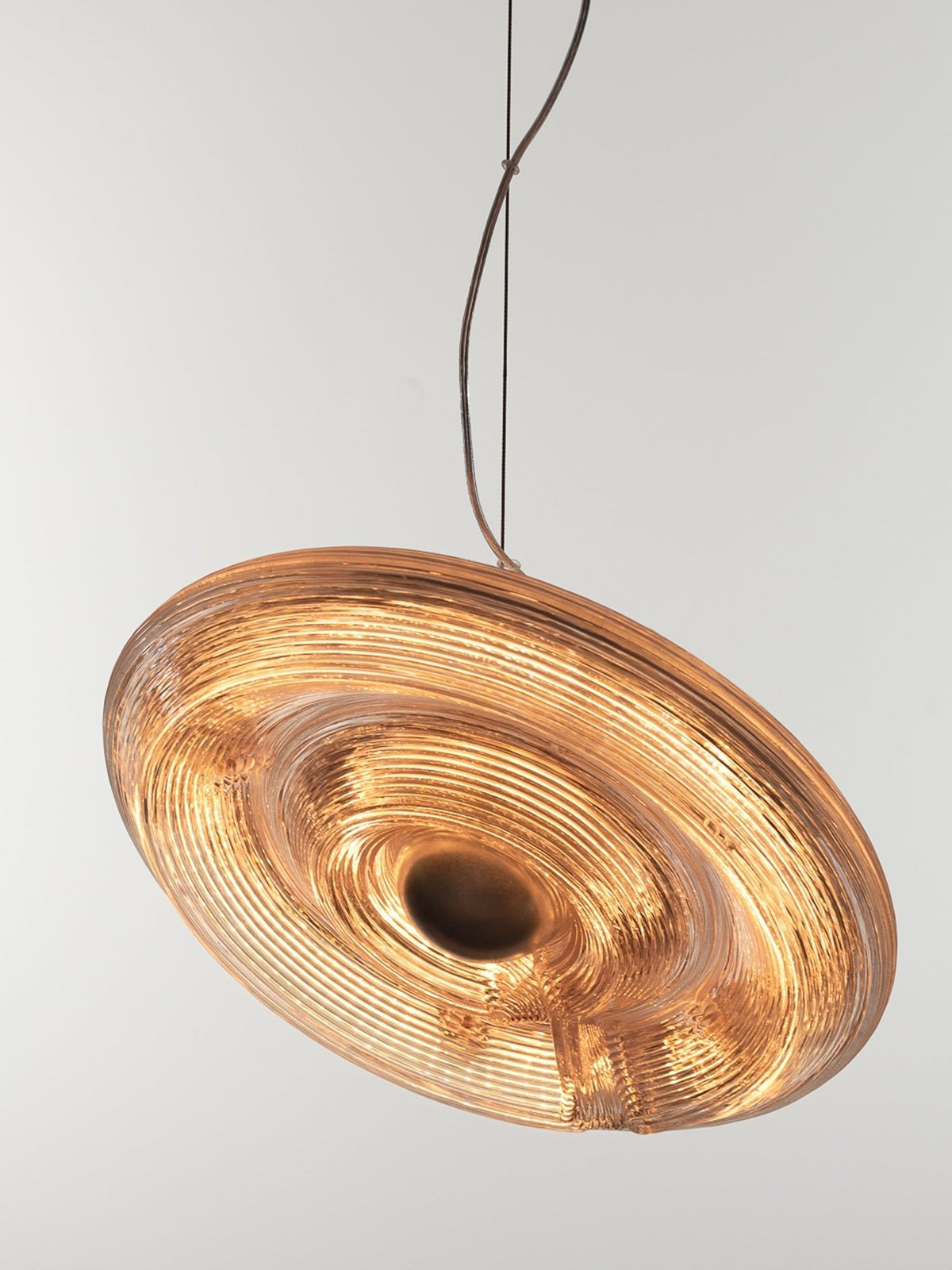 Ocrf lampa wisząca Ripple ze szkła