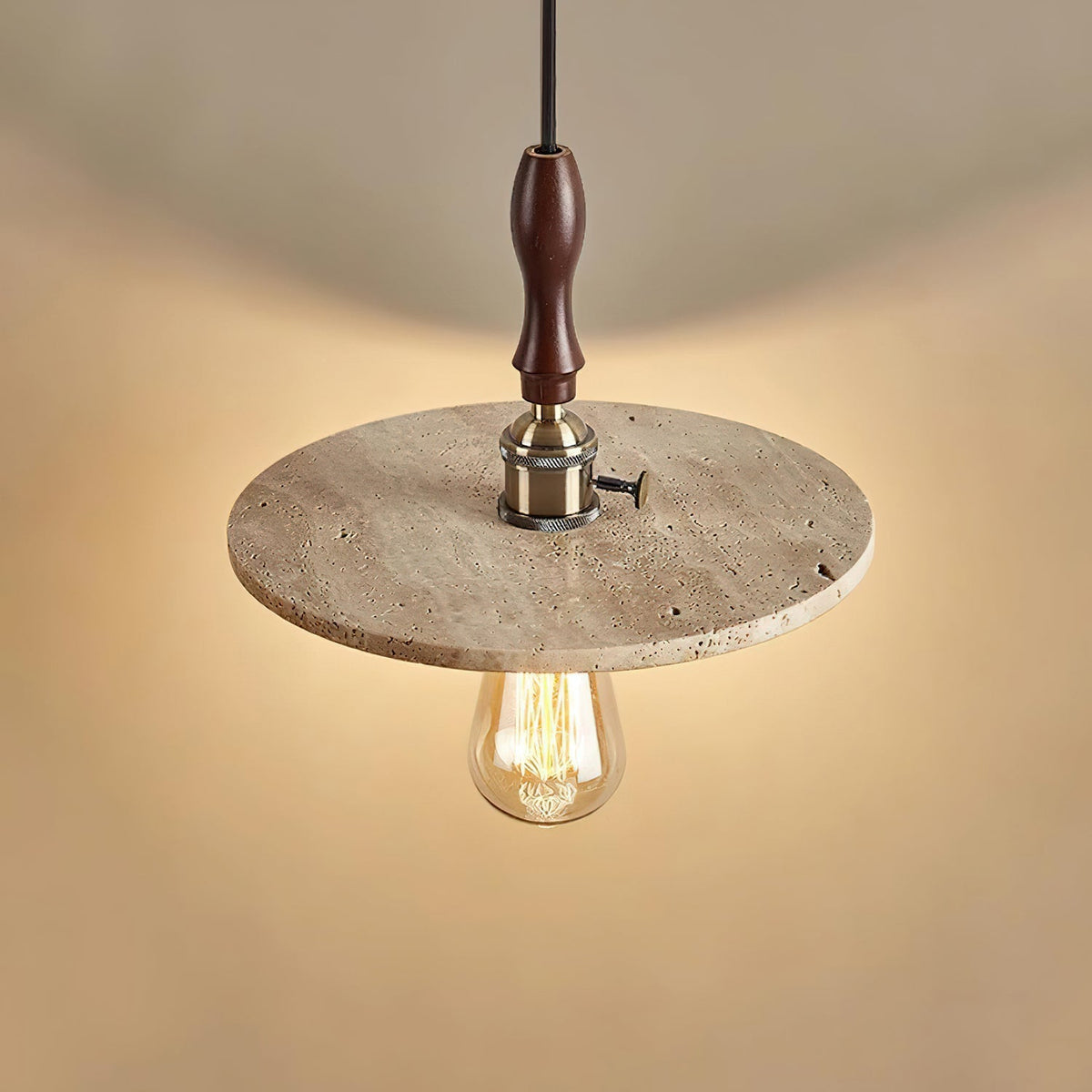 Norerelia Orbit lampa wisząca Travertine