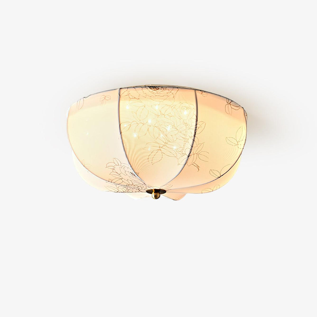 Ryls Premium nordycka lampa sufitowa ze szkła i płótna