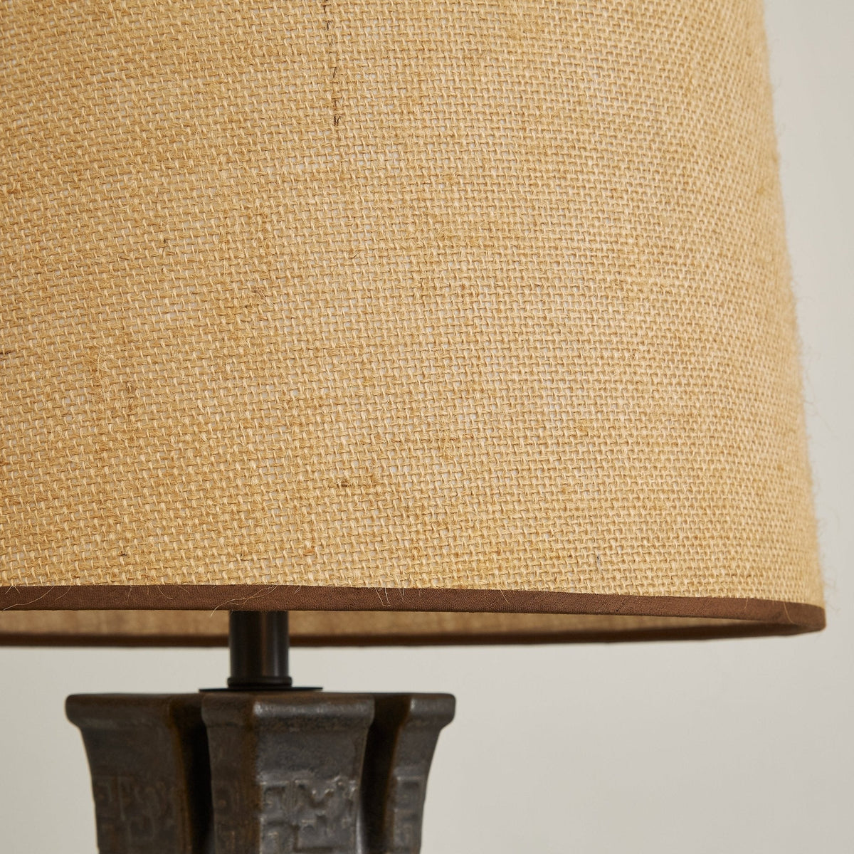 Echo lampka stołowa vintage z płótna