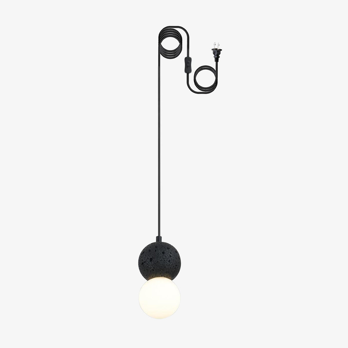 Lumorette nowoczesna lampa wisząca z cementu