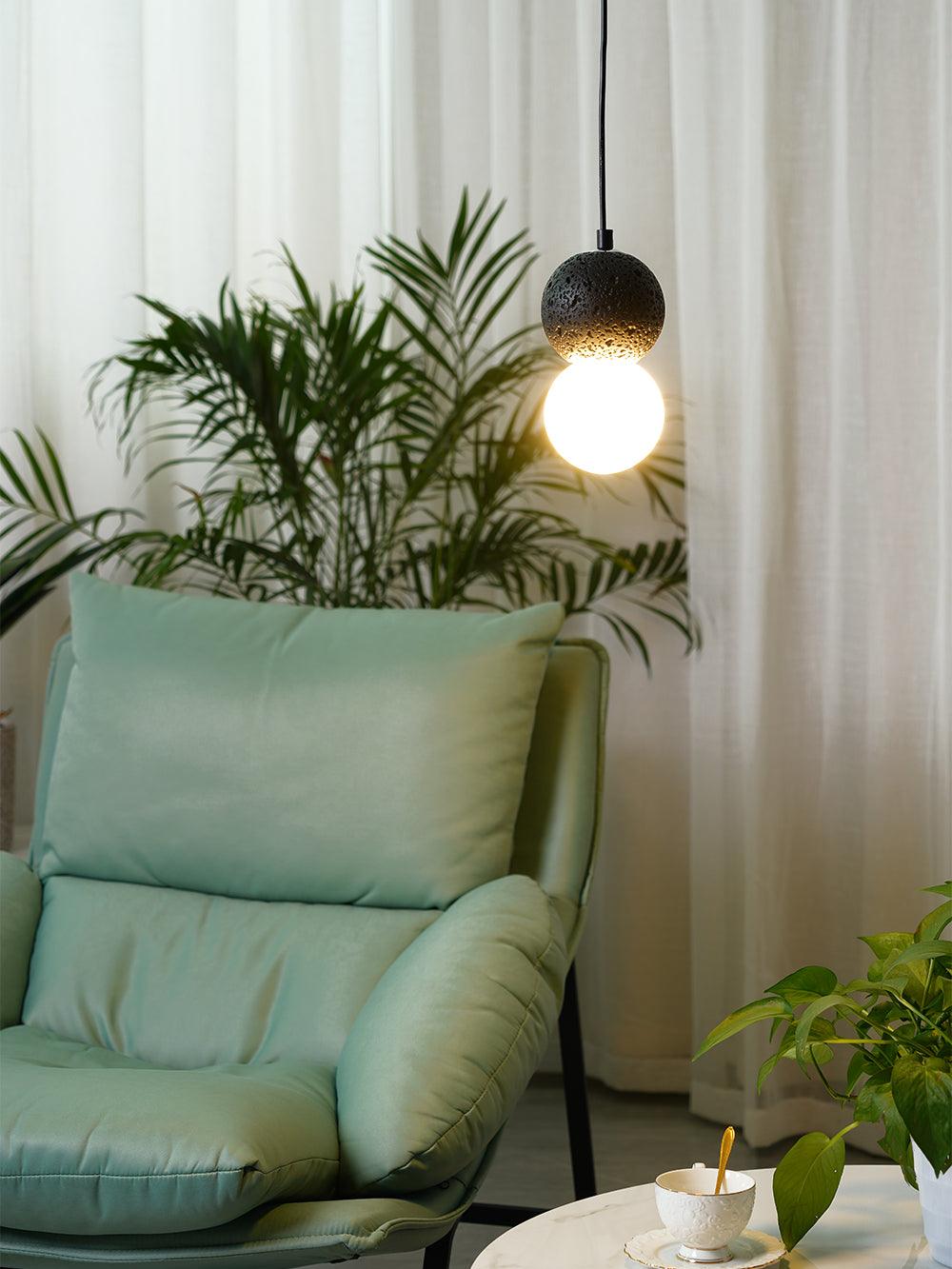 Lumorette nowoczesna lampa wisząca z cementu