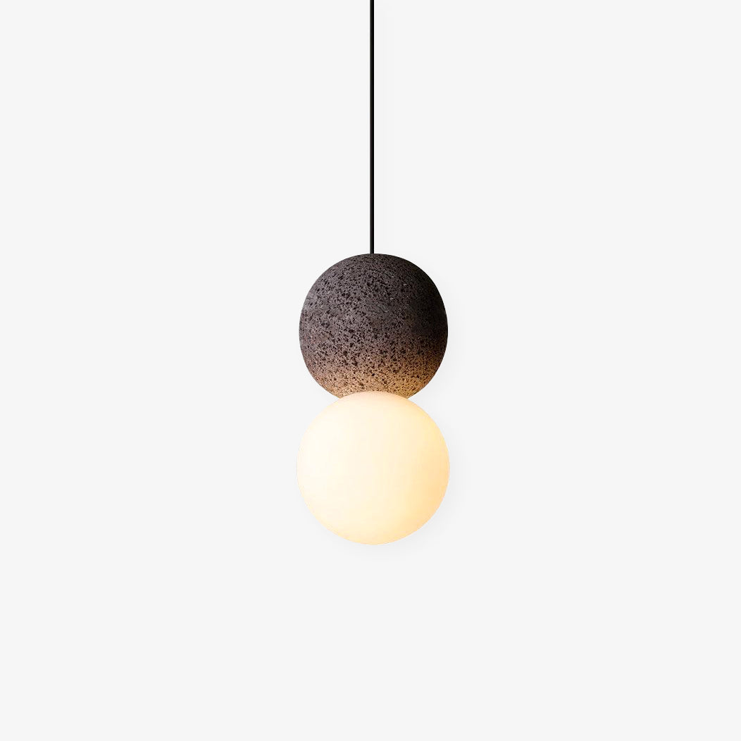 Lumorette nowoczesna lampa wisząca z cementu