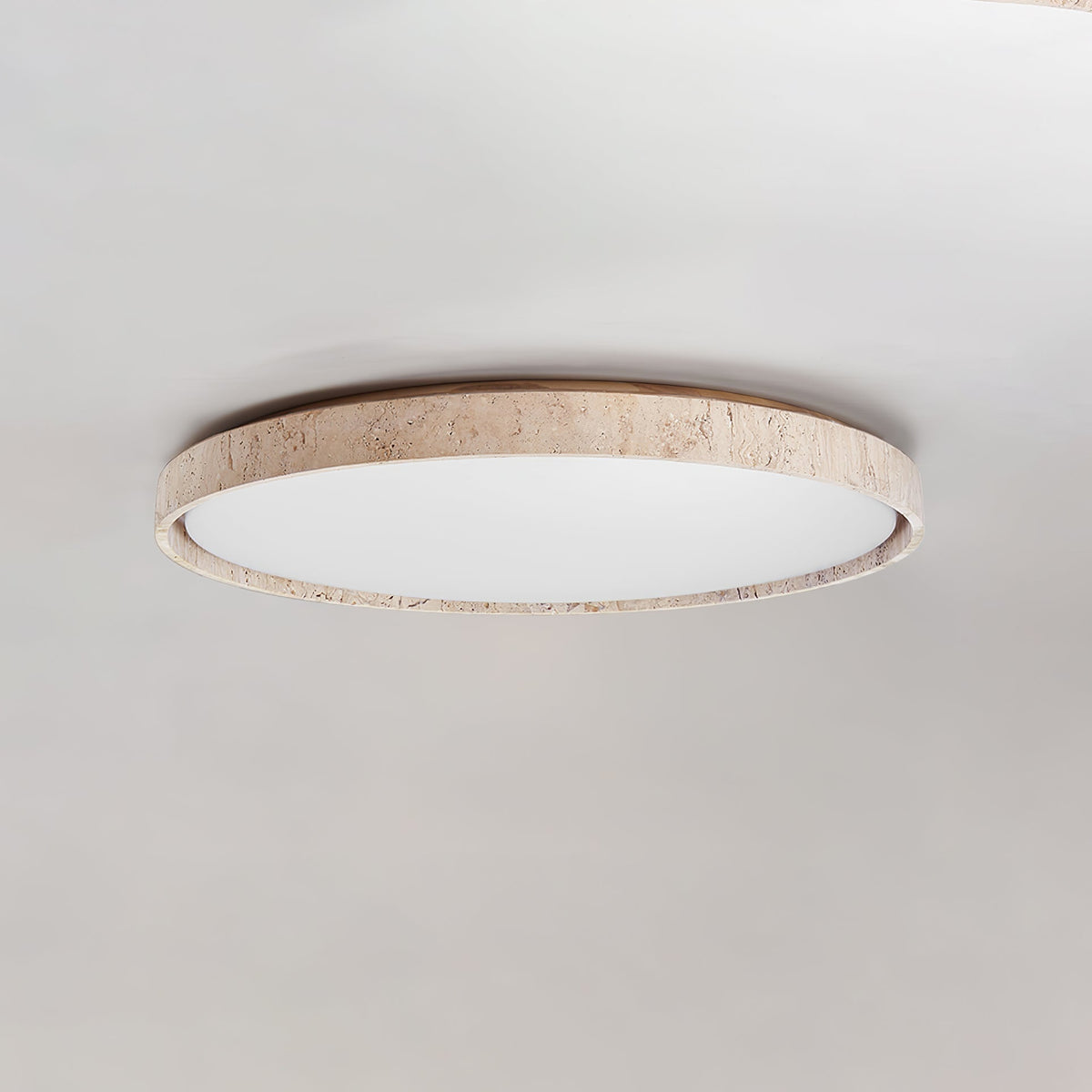 Travertine Round lampa sufitowa